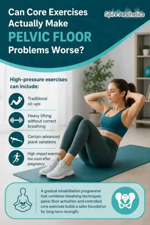 Can Strengthening Your Core Alone Actually Make Pelvic Floor Problems Worse Burnley?